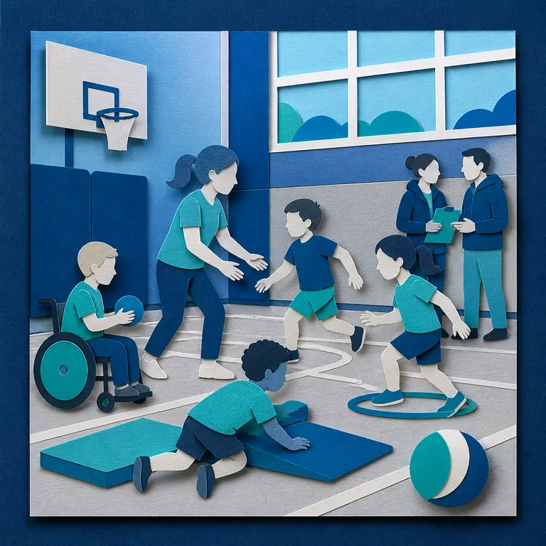 Verein und Schule gestalten gemeinsam ein Bewegungsangebot für Kinder