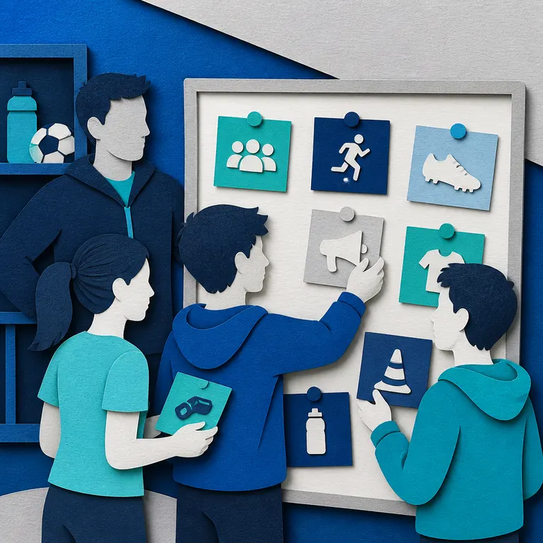 Jugendliche übernehmen im Sportverein erste klar abgegrenzte Aufgaben