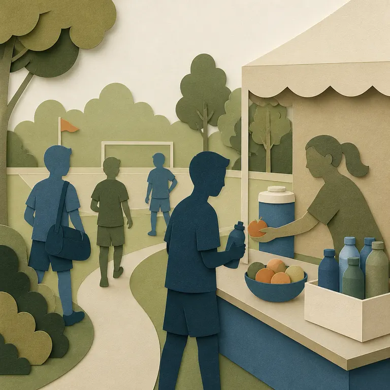 Eine gute Turnierpause stört den Wettkampf nicht – Illustration